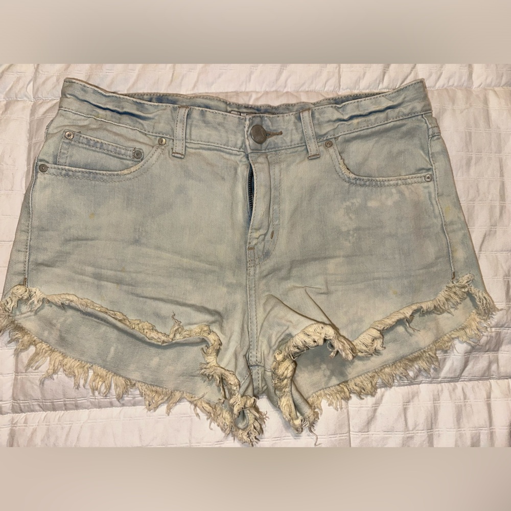 Free People Jean Shorts